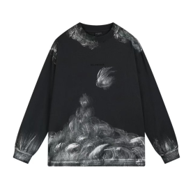 BALENCIAGA 발렌시아가 3291 브러시스트로크 워싱 롱 슬리브