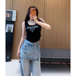 PRADA 프라다 랩스커트 데님팬츠