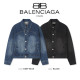 BALENCIAGA 발렌시아가 리얼 핸드 워싱 데님 자켓