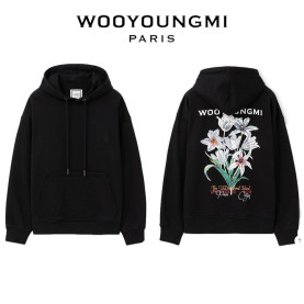 WOOYOUNGMI 우영미 플라워 그래픽 후드