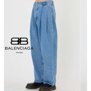 BALENCIAGA 발렌시아가 데님 와이드 핀턱 팬츠 2COLOR