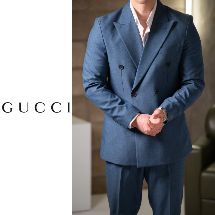 GUCCI 구찌 더블 브레스티지 정장 세트
