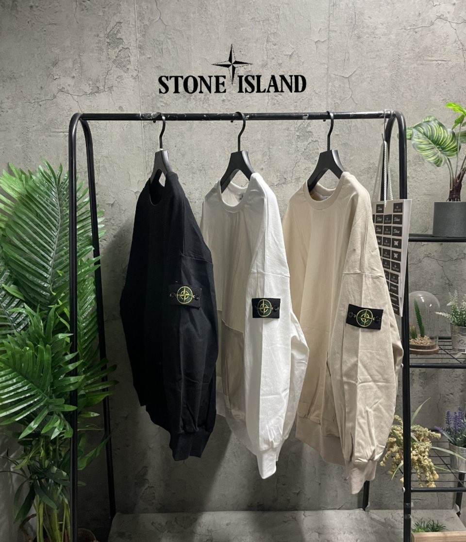 STONE ISLAND 스톤아일랜드 와펜 맨투맨
