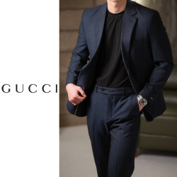 GUCCI 구찌 기본정장 에메랄드 네이비 정장