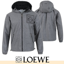 LOEWE 로에베 아나그램 스퀘어 자수 윈드 자켓