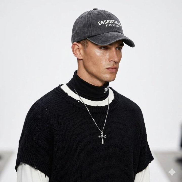 FEAR OF GOD 피어오브갓 에센셜 워싱 파스텔 캡