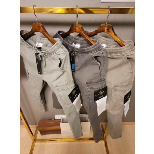 STONE ISLAND 스톤아일랜드 삼각 워싱 카고팬츠