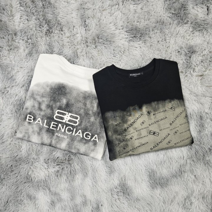 BALENCIAGA 발렌시아가 워터 페인팅 맨투맨
