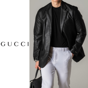 ●월간 판매 3위● GUCCI 구찌 소프트 블레이저  가죽 자켓