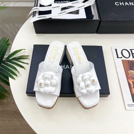 CHANEL 샤넬 여성용 슬리퍼 (굽높이5.5CM) C62985 2COLOR