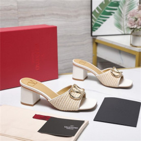 VALENTINO 발렌티노 여성용 슬리퍼 (굽높이5.5CM) V59625 2COLOR