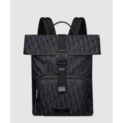 DIOR 디올 Trek 롤탑 백팩 1DTBA