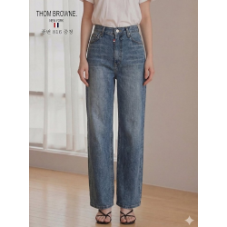 THOM BROWNE 톰브라운 뒷밴딩 세미와이드 팬츠 (816) 2COLOR