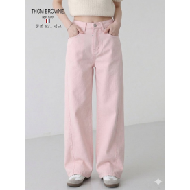 THOM BROWNE 톰브라운 절개 일자와이드 팬츠 (821) 2COLOR