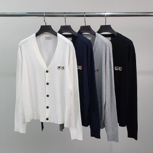 MAISON KITSUNE 메종키츠네 더블폭스 베이직 가디건