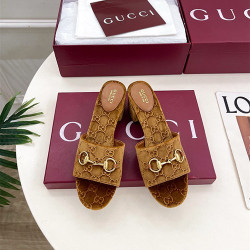 GUCCI 구찌 여성용 슬리퍼 (굽높이5.5CM) G80974 2COLOR