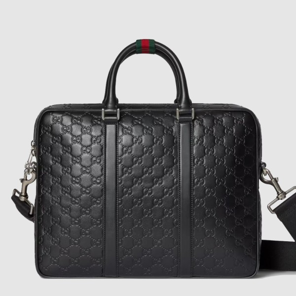 GUCCI 구찌 엠블럼 대형 서류 가방 850222