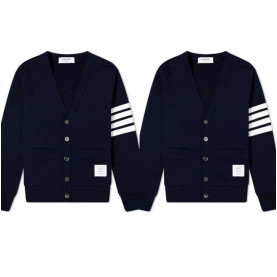 THOM BROWNE 톰브라운 클래식 사선완장 가디건