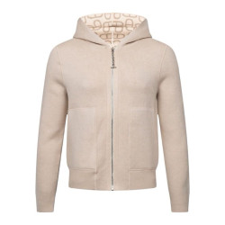●월간 판매 4위● HERMES 에르메스 60003 여성 마이용 샹달 리버시블 니트 후드 집업 3COLOR