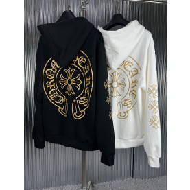 CHROME HEARTS 크롬하츠 크랙 후드집업