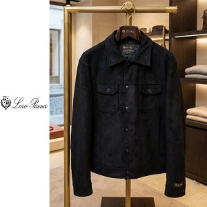 LOROPIANA 로로피아나 스웨이드 보머 자켓 2COLOR
