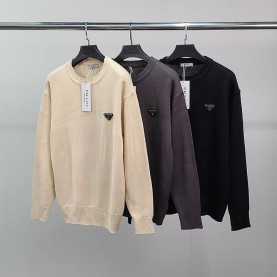 PRADA 프라다 로고와펜 클래식 니트