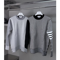 THOM BROWNE 톰브라운  스트라이프 캐시미어 니트