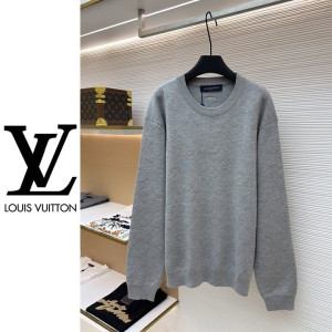 LOUIS VUITTON 루이비통 그레이 크루넥 스웨트셔츠