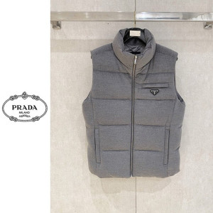 PRADA 프라다 삼각로고 리나일론 패딩조끼 2COLOR