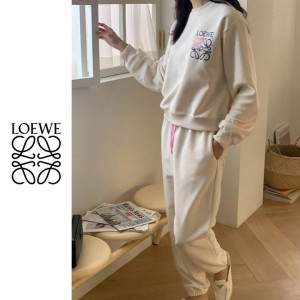 LOEWE 로에베 배색 자수 면세트 3COLOR