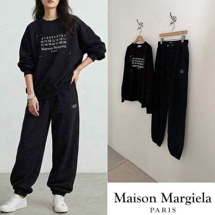MAISON MARGIELA 메종마르지엘라 빈티지 로고 나염 오버핏 MTM 셋업