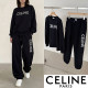 CELINE 셀린느 이니셜 로고 나염 오버핏 MTM 셋업